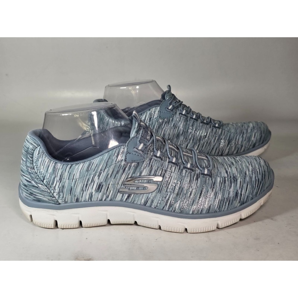 Skechers Sport Women's‎ Sneakers Size 9 UK 6 Blue White Walking Running Shoes